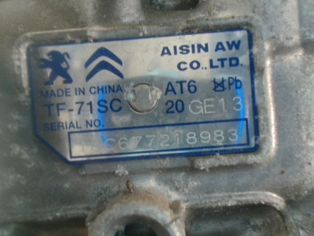 BOITE A VITESSE AUTOMATIQUE CITROEN C4 1.2 THP 130