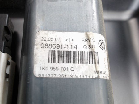 MECANISME LEVE-GLACE AVANT GAUCHE VOLKSWAGEN PASSAT