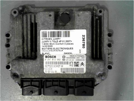 CALCULATEUR MOTEUR CITROEN JUMPY II TOLE 2007-