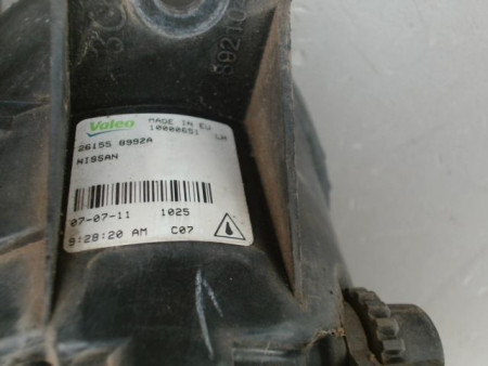 PHARE ANTIBROUILLARD AVANT GAUCHE NISSAN QASHQAI