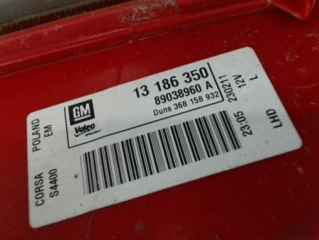 FEU ARRIERE GAUCHE  OPEL CORSA