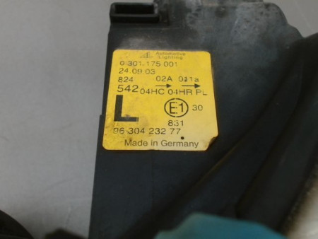 PHARE GAUCHE PEUGEOT 406