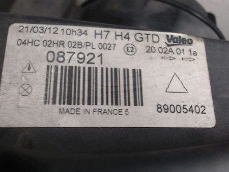 PHARE GAUCHE CITROEN C5