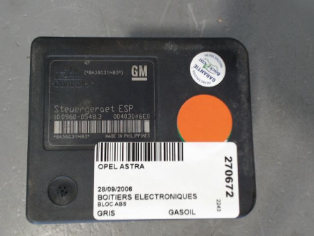 UNITE HYDRAULIQUE ABS OPEL ASTRA