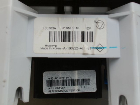 COMMANDE DE CHAUFFAGE DACIA LOGAN