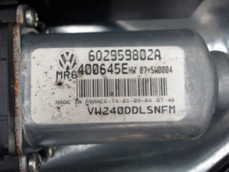 MECANISME LEVE-GLACE AVANT GAUCHE VOLKSWAGEN POLO