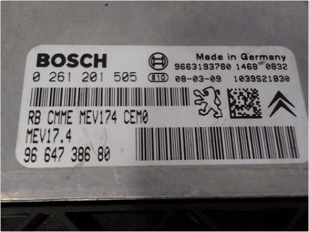 CALCULATEUR MOTEUR PEUGEOT 207 2006-2013