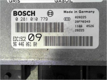 CALCULATEUR MOTEUR PEUGEOT 307 SW 02-05