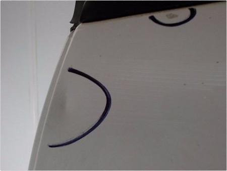 PORTE ARRIERE GAUCHE PEUGEOT 308 2007-2011