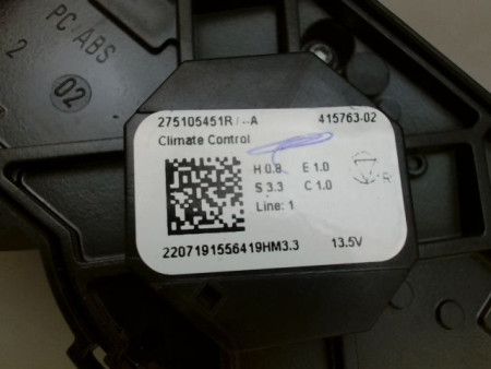 COMMANDE DE CHAUFFAGE DACIA DUSTER