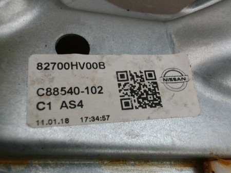 MECANISME LEVE-GLACE ARRIERE DROIT NISSAN QASHQAI