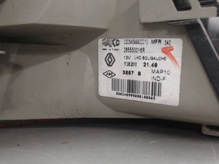 FEU ARRIERE GAUCHE  RENAULT FLUENCE