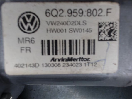 MECANISME LEVE-GLACE AVANT GAUCHE VOLKSWAGEN POLO