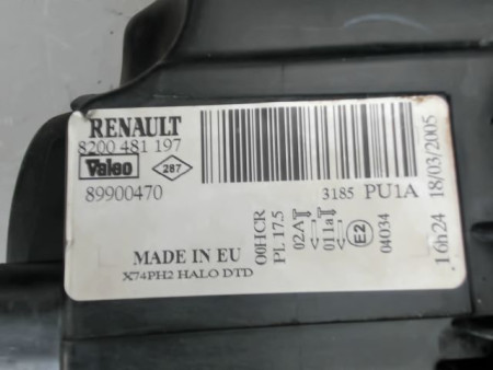 PHARE DROIT RENAULT LAGUNA