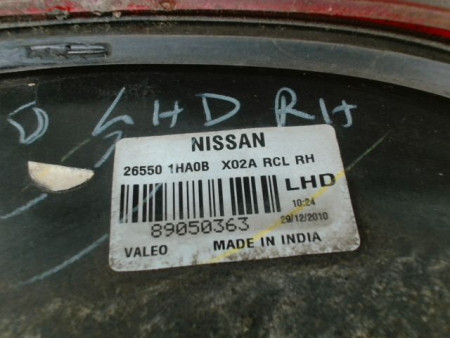 FEU ARRIERE DROIT NISSAN MICRA