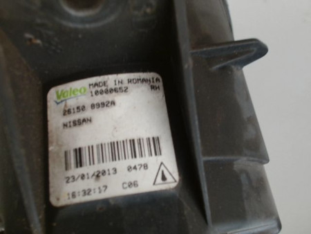 PHARE ANTIBROUILLARD AVANT DROIT NISSAN QASHQAI