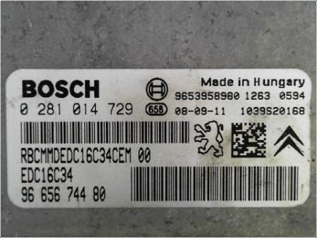 CALCULATEUR MOTEUR CITROEN C4 PICASSO