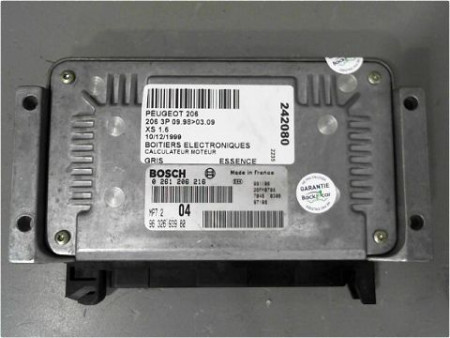CALCULATEUR MOTEUR PEUGEOT 206 98-09