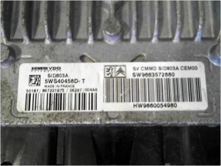 CALCULATEUR MOTEUR CITROEN GRD C4 PICASSO 06-13