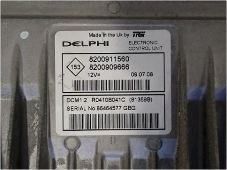 CALCULATEUR MOTEUR RENAULT MEGANE