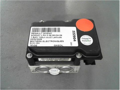 UNITE HYDRAULIQUE ABS RENAULT SCENIC II PH.2 06-09