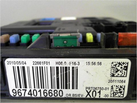 BOITIER GESTION HABITACLE PEUGEOT 207 2006-2013