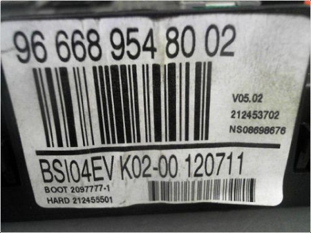 BOITIER GESTION HABITACLE CITROEN C5 II TOURER 2008-