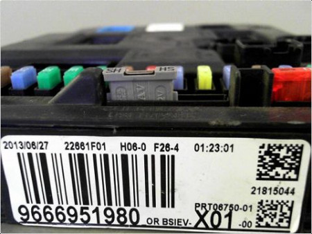 BOITIER GESTION HABITACLE PEUGEOT 207+ 12-14