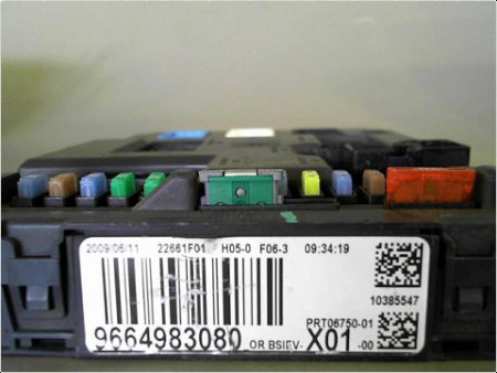 BOITIER GESTION HABITACLE PEUGEOT 207 5P