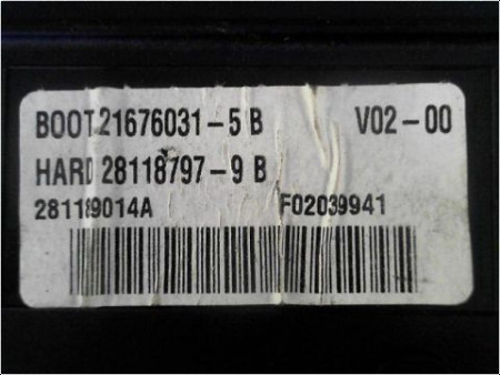 BOITIER GESTION HABITACLE PEUGEOT 307 2005-2007