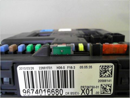 BOITIER GESTION HABITACLE PEUGEOT 207 5P