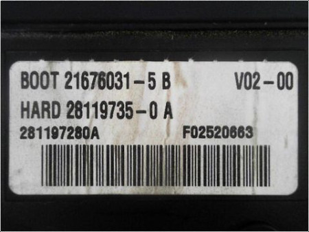 BOITIER GESTION HABITACLE CITROEN C4 PICASSO