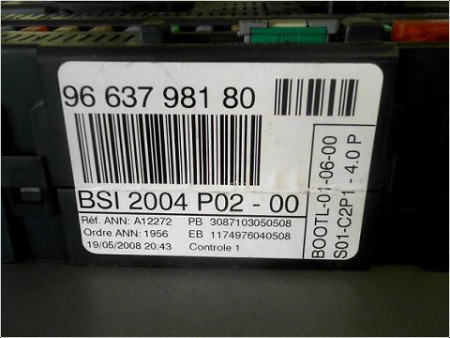 BOITIER GESTION HABITACLE PEUGEOT 308 SW 08-11
