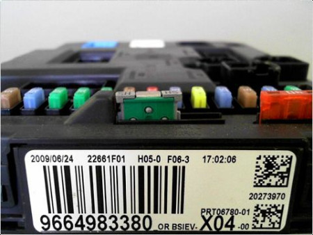 BOITIER GESTION HABITACLE PEUGEOT 207 06-13