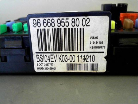 BOITIER GESTION HABITACLE PEUGEOT PARTNER FGT LONG 08-