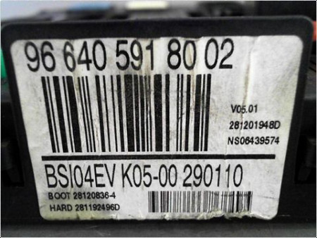 BOITIER GESTION HABITACLE CITROEN C4 PH2 08-10