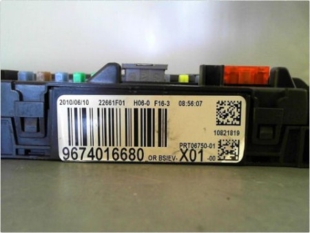 BOITIER GESTION HABITACLE PEUGEOT 207 06-13