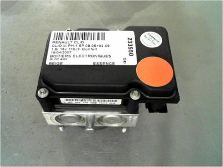 UNITE HYDRAULIQUE ABS RENAULT CLIO III PH.1 05-09