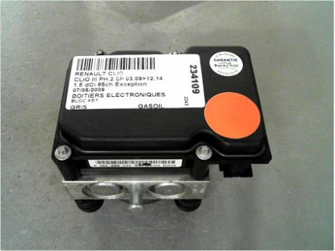 UNITE HYDRAULIQUE ABS RENAULT CLIO III PH.2 09-14