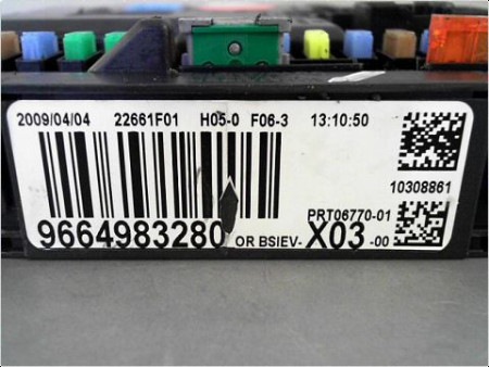 BOITIER GESTION HABITACLE CITROEN C2 03-08