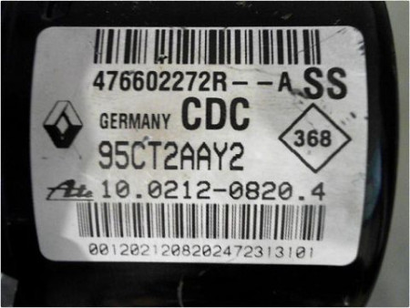 UNITE HYDRAULIQUE ABS RENAULT MEGANE III PH2 COUPE 12-14