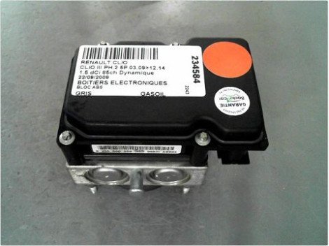 UNITE HYDRAULIQUE ABS RENAULT CLIO III PH.2 09-14
