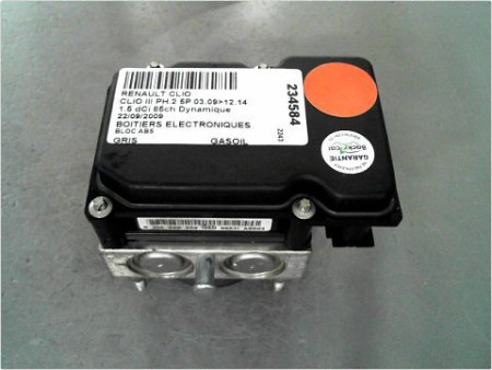 UNITE HYDRAULIQUE ABS RENAULT CLIO III PH.2 09-14