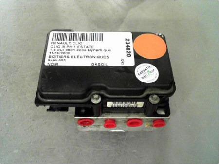 UNITE HYDRAULIQUE ABS RENAULT CLIO III PH.1 ESTATE 2008-2009