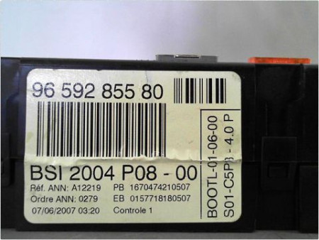 BOITIER GESTION HABITACLE CITROEN C4 04-08