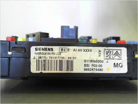 BOITIER GESTION HABITACLE CITROEN C3 2002-2005