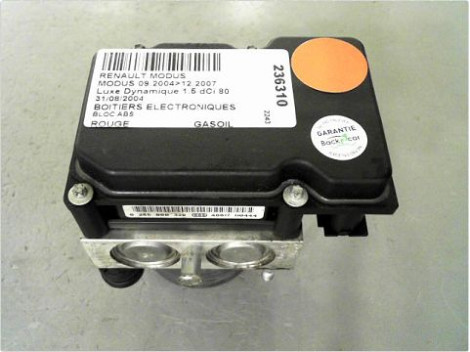 UNITE HYDRAULIQUE ABS RENAULT MODUS 2004-2007