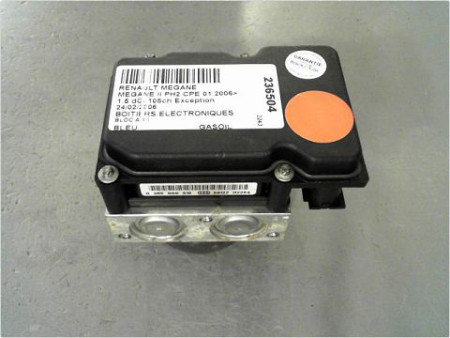UNITE HYDRAULIQUE ABS RENAULT MEGANE II PH2 CPE 06-09