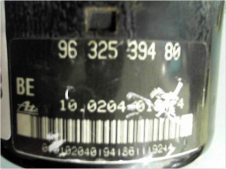 UNITE HYDRAULIQUE ABS PEUGEOT 206 98-09