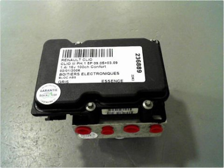 UNITE HYDRAULIQUE ABS RENAULT CLIO III PH.1 05-09